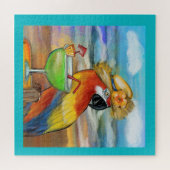 Party Parrots Puzzle (Horizontal)