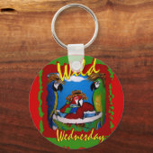 Party Parrots Schlüsselanhänger (Vorderseite)