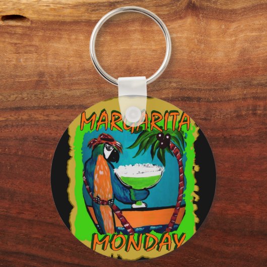 Party Parrots Schlüsselanhänger (Vorderseite)