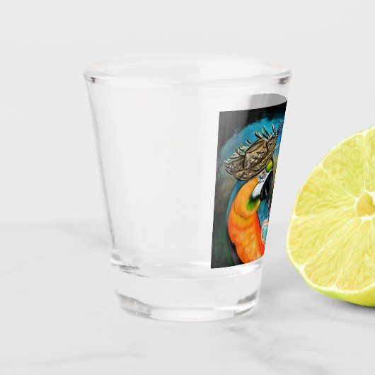 Party Parrots Schnapsglas (Links)