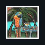 Party Parrots Serviette<br><div class="desc">Cooles Party</div>