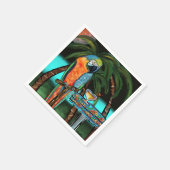 Party Parrots Serviette (Ecke)
