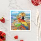 Party Parrots Serviette (Beispiel)