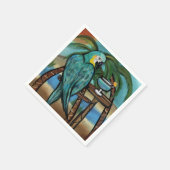 Party Parrots Serviette (Ecke)