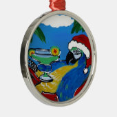 PARTY PARROTS SILBERNES ORNAMENT (Rechts)