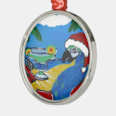 PARTY PARROTS SILBERNES ORNAMENT (Links)