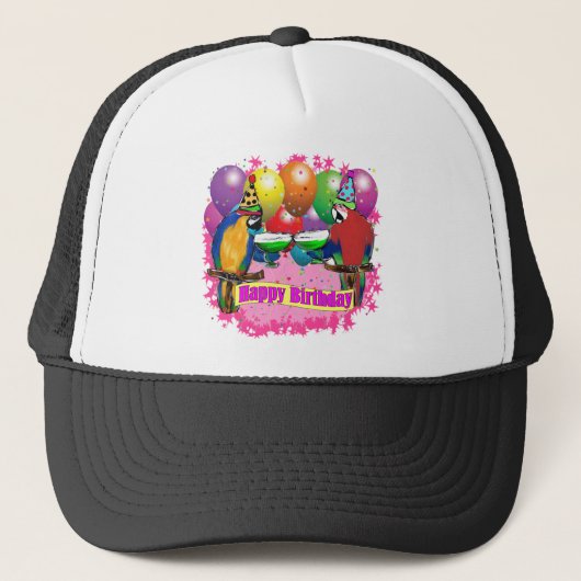 PARTY PARROTS TRUCKERKAPPE (Vorderseite)