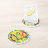 PARTY PARROTS UNTERSETZER (Seite)