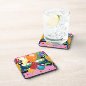 Party Parrots Untersetzer (Rechte Seite)