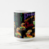 Party Parrots Verwandlungstasse (Zentrum)