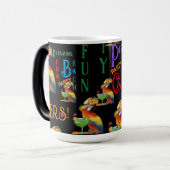 Party Parrots Verwandlungstasse (Vorderseite Links)