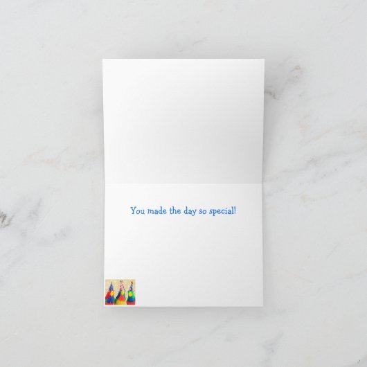 Party Parrots Vielen Dank (Innenseite)