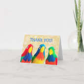 Party Parrots Vielen Dank (Vorderseite)