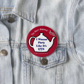 Party-Party des Tee-TP0102 wie es ist Knopf 1773 Button (Beispiel)