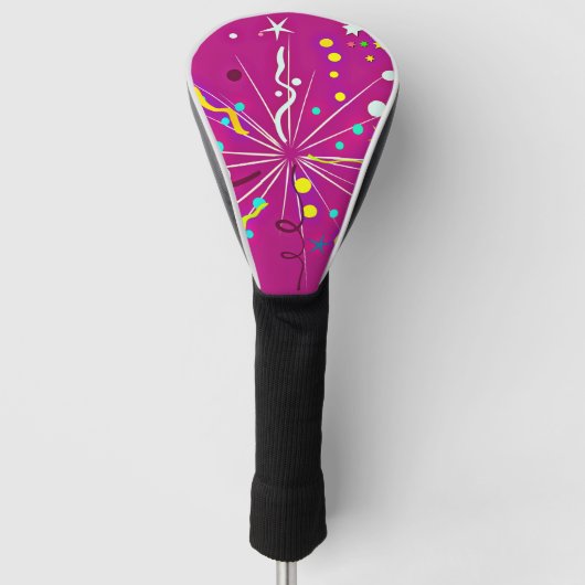 Party-Party, rosa Golf Headcover (Vorderseite)
