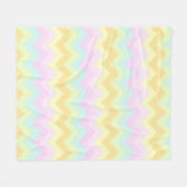 Party Pastel Chevrons Fleecedecke (Vorderseite (Horizontal))