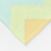 Party Pastel Chevrons Fleecedecke (Ecke)