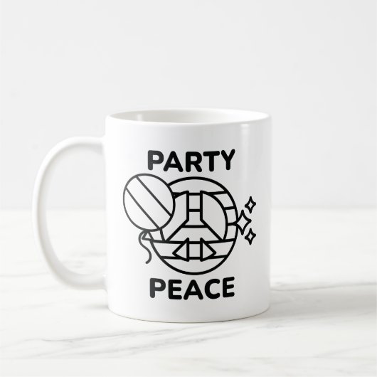 Party Peace Kaffeetasse (Links)