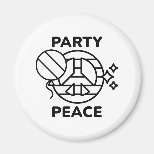 Party Peace Magnet (Vorne)