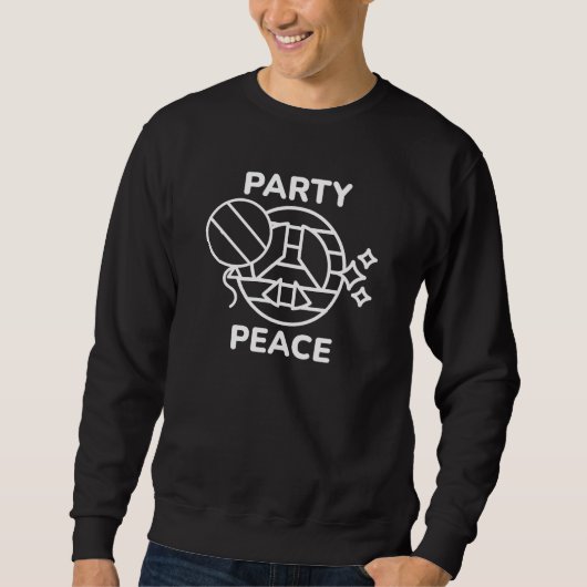 Party Peace Sweatshirt (Vorderseite)