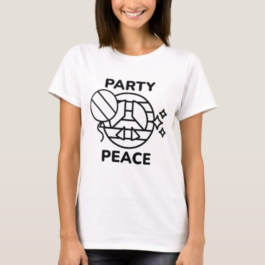 Party Peace T-Shirt (Vorderseite)