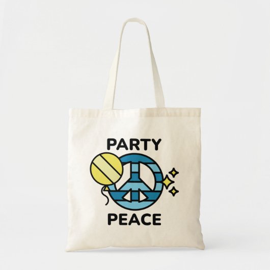 Party Peace Tragetasche (Vorne)
