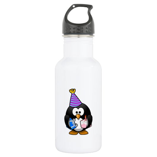 Party Penguin Edelstahlflasche (Vorderseite)