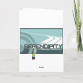 Party Penguin Feiertagskarte (Rückseite)