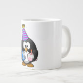 Party Penguin Jumbo-Tasse (Vorderseite Rechts)
