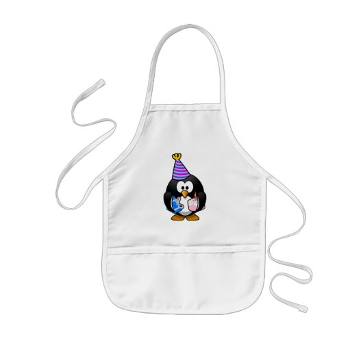 Party Penguin Kinderschürze (Vorne)