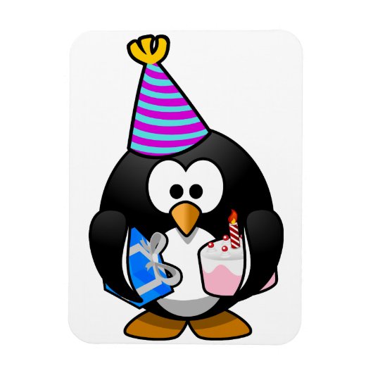 Party Penguin Magnet (Vertikal)