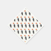 Party Penguin Serviette (Ecke)
