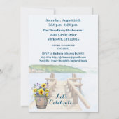 Party Pension Bergsee Dock Einladung (Rückseite)