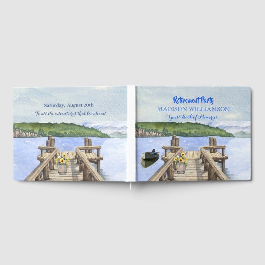 Party Pension Bergsee Dock Gästebuch (Voll)