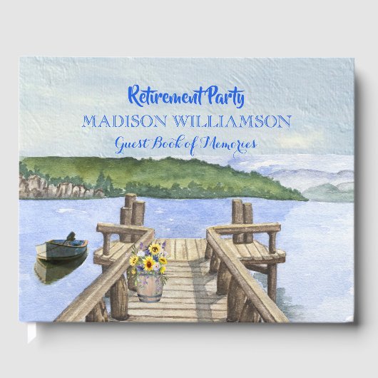 Party Pension Bergsee Dock Gästebuch (Vorderseite)