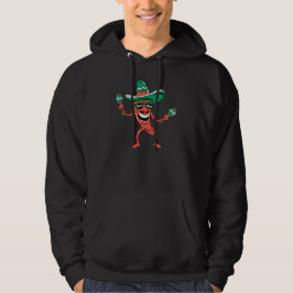 Party Pepper in Sombrero mit Maracas Hoodie