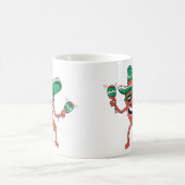 Party Pepper in Sombrero mit Maracas Kaffeetasse (Mittel)