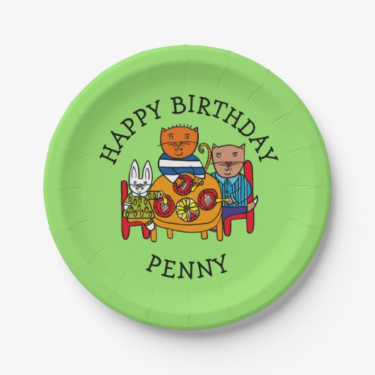 Party personalisiert Friends Pappteller (Vorderseite)