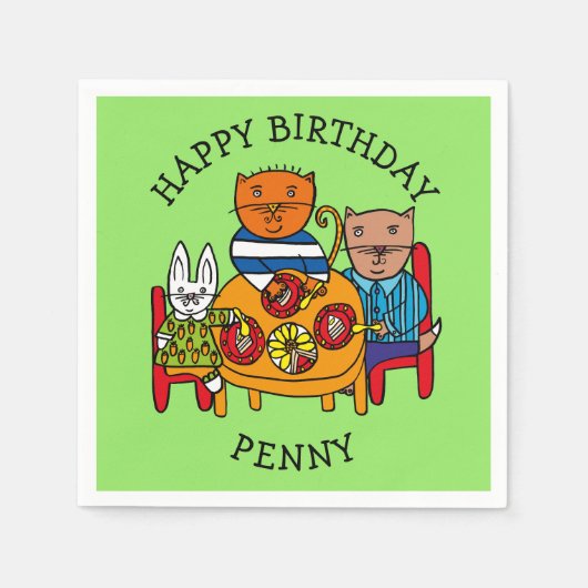 Party personalisiert Friends Serviette (Vorderseite)
