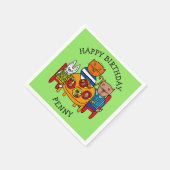Party personalisiert Friends Serviette (Ecke)