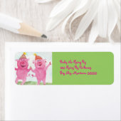 Party Pigs Address Labels (Insitu)
