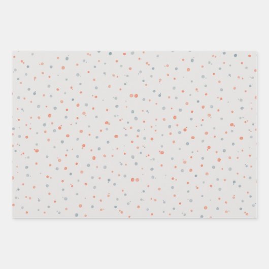 Party Pinguine, Aquarell, Kindergeburtstag Geschenkpapier Set (Vorderseite 3)