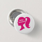 Party Pink Bachelorette Button (Vorne & Hinten)