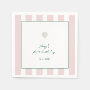 Party Pink Golf Party Napkins Serviette