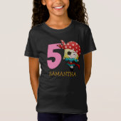 Party Pirate 5. Geburtstag T - Shirt (Vorderseite)