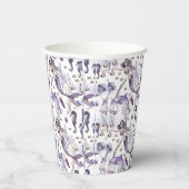 Party Pirate Aquarell Meerjungfrauen Delphine Pappbecher (Rechts)