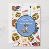 Party Pirate Einladung (Vorderseite)