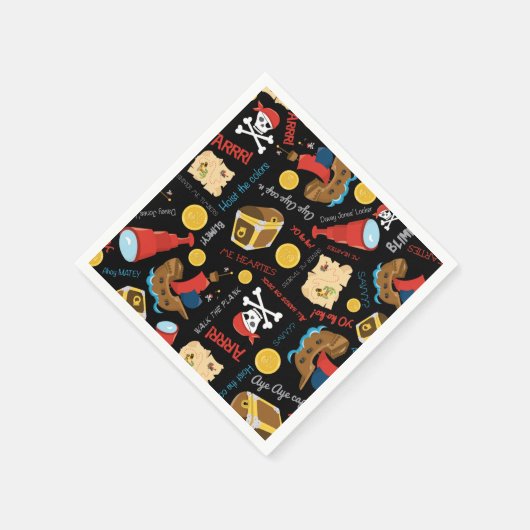 Party Pirate Napkins Serviette (Ecke)