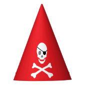 Party "Pirate" Partyhütchen (Vorderseite)