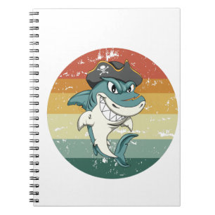 Party Pirate Shark Notizblock
